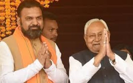 नीतीश कुमार का सीएम पद से इस्तीफा,   सम्राट कल बनेंगे बिहार के 'चौधरी,  विधायक दल के नेता चुने गए