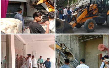 सिकंदरा योजना में अवैध निर्माण पर बुलडोज़र चला, कई इमारतें सील, नियम तोड़ने वालों पर कसा शिकंजा