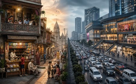 पश्चिमी शहरी मॉडल की अंधी नकल ने भारतीय शहरों की आत्मा, सामाजिक जुड़ाव और मिश्रित जीवनशैली को तोड़कर उन्हें दूरी, जाम और अकेलेपन में बदल दिया