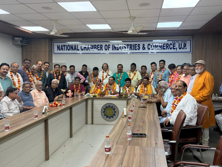 नए सत्र में नेशनल चैम्बर की नई टीम ने संभाली कमान: टीटीजेड, आईटी सिटी और उद्योग विकास पर प्राथमिकताओं का ऐलान