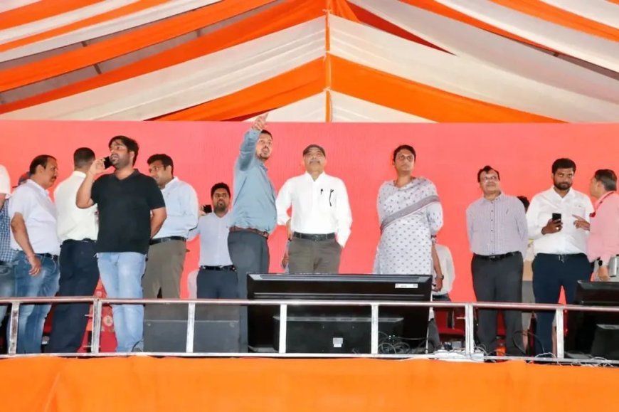 ग्रेटर आगरा का शिलान्यास कल: सीएम आगमन से पहले मंडलायुक्त ने लिया तैयारियों का जायजा