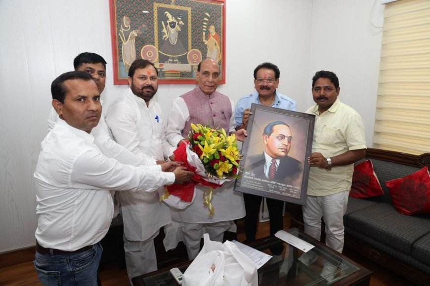 आगरा की भीमनगरी के उद्घाटन हेतु रक्षामंत्री को न्योता, 15 अप्रैल से जीआईसी ग्राउंड में तीन दिवसीय आयोजन