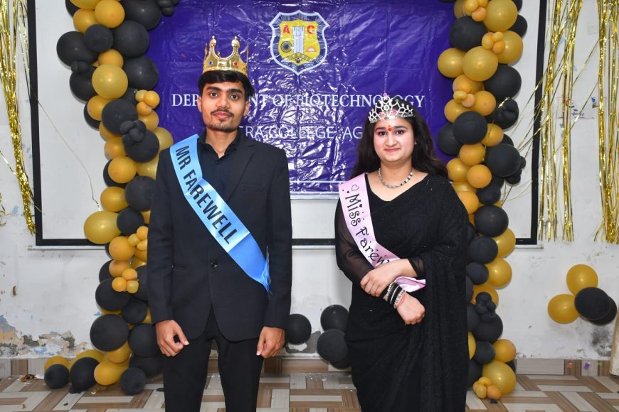 आगरा कॊलेज में ज्ञान, रंग और उत्सव का संगम: ‘बायोएक्सीलरेट’ में दिखा प्रतिभा का जादू