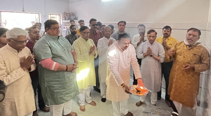 आगरा की गिहारा बस्ती में माता महारानी मंदिर का जीर्णोद्धार के साथ आस्था का पुनर्जागरण