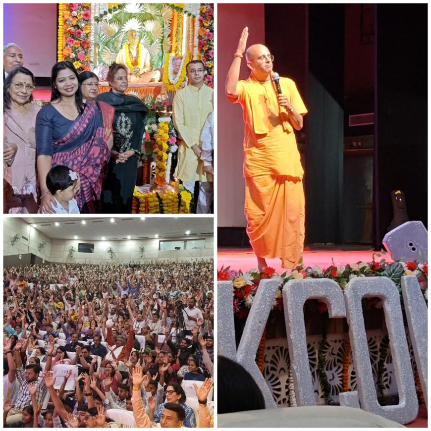 आगरा में हुए ‘आरम्भ 2.0’ में अमोघ लीला प्रभु ने किया आगाह- सोशल मीडिया का नशा ड्रग्स से भी खतरनाक, AI कर रहा स्किल खत्म