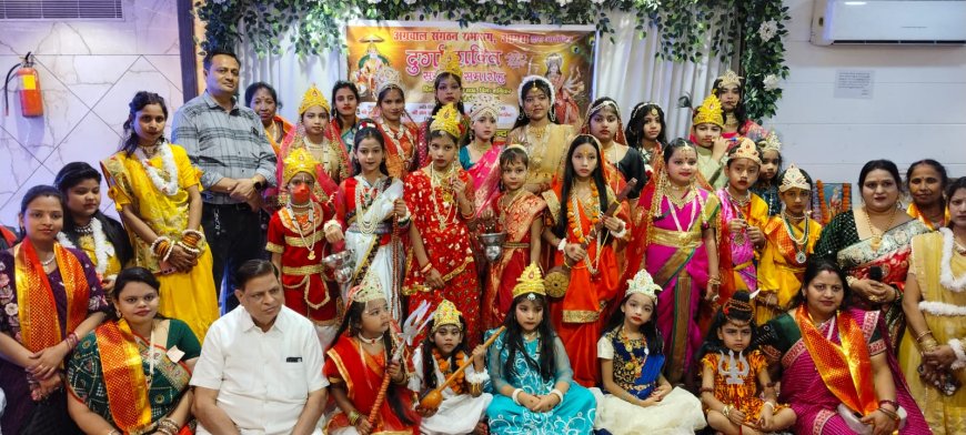 दुर्गा शक्ति सम्मान समारोह में आगरा की सौ से अधिक महिलाओं का हुआ भव्य सम्मान