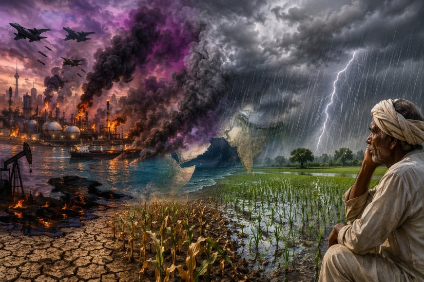 खाड़ी की जंग का धुआं: मानसून पर मंडराता पर्यावरणीय संकट और भारत के लिए दोहरी मार