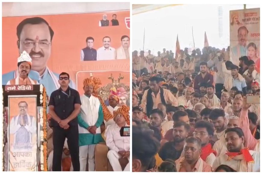 फतेहाबाद में गरजे डिप्टी सीएम केशव मौर्य, कमल की आंधी में उड़ जाएगा विपक्ष