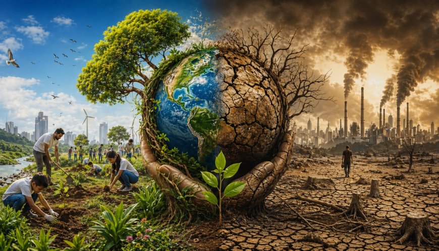 पृथ्वी दिवसः धरती मां का करुण क्रंदन, अंधाधुंध विकास की दौड़ में सूखती हरियाली, बढ़ता तापमान और खतरे में मानवता का भविष्य