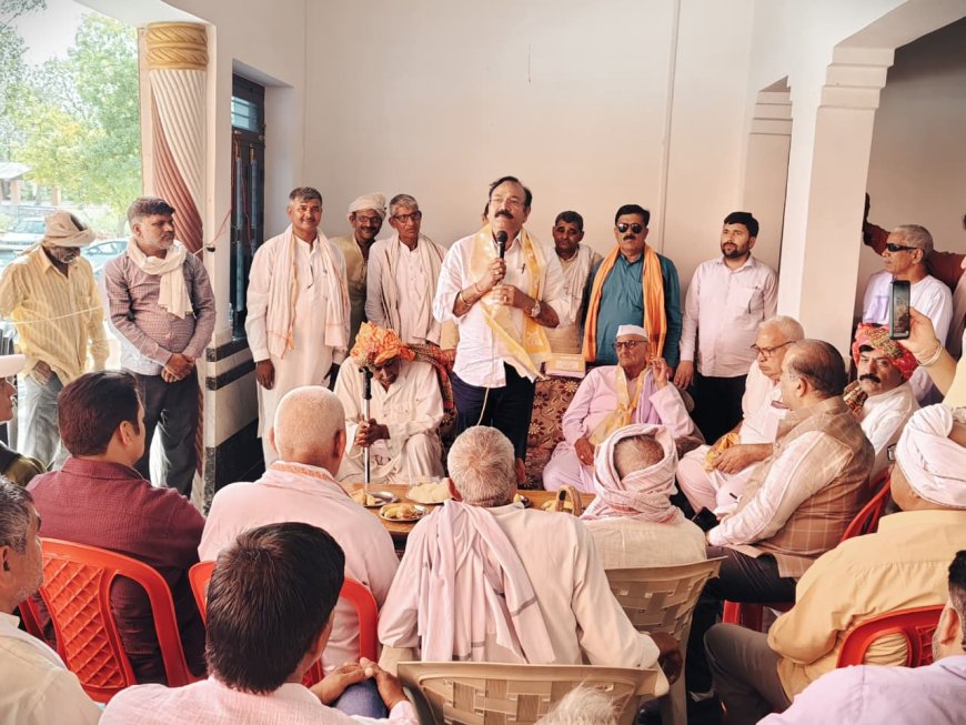कदमखंडी से जनसुनवाई तक, सांसद राजकुमार चाहर का विकास और समाधान पर फोकस