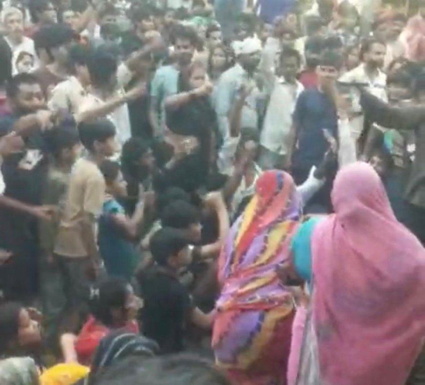 प्रेम विवाह के दो माह बाद युवती की संदिग्ध मौत के दूसरे दिन परिजनों का हाईवे जाम कर हंगामा