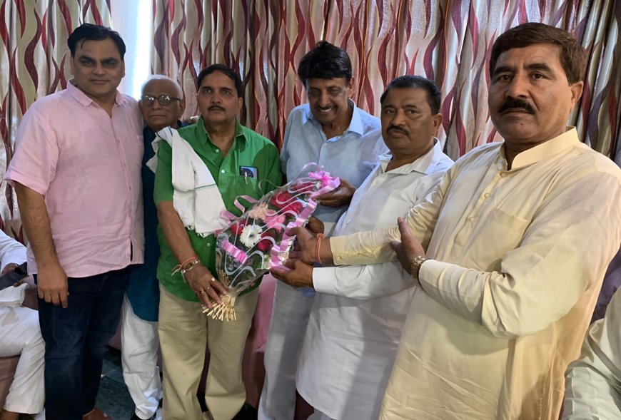 रालोद की रेल आगरा से पूर्वांचल तक दौड़ाऊंगा- अशोक यादव, रालोद नेताओं ने किया स्वागत
