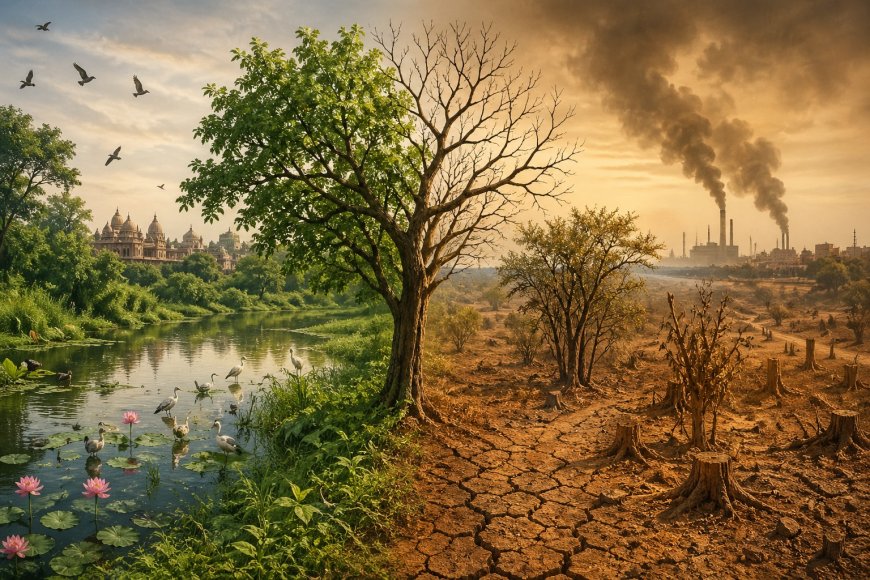 ग्रीन से ब्राउन: ब्रज की धरती पर हरियाली का धोखा- काग़ज़ी जंगलों के साए में सुलगता भारत