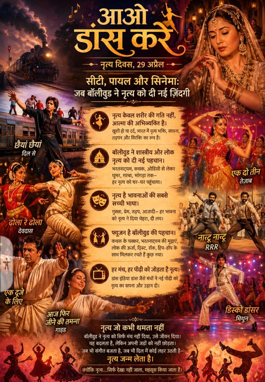 पायल की छनक से ऑस्कर तक जब बॉलीवुड ने नृत्य को दी आत्मा, पहचान और वैश्विक उड़ान