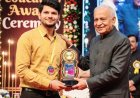 आगरा के युवा पुस्तकालयाध्यक्ष शिवम पचौरी को दिल्ली में मिला राष्ट्रीय सम्मान