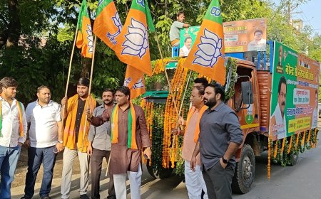 नरेंद्र से नरेंद्र की ओर अभियान: प्रचार रथ से होगा केंद्र की योजनाओं प्रचार, 3 माह में 20 हजार लाभार्थियों तक पहुंचने का लक्ष्य