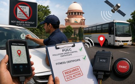 अब बिना ट्रैकिंग नहीं चलेगी गाड़ी: वीएलटीडी अनिवार्य, फिटनेस-पीयूसीसी पर रोक, राज्यों की लापरवाही पर 12 मई को सुप्रीम कोर्ट करेगा हिसाब