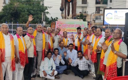 अग्रवाल महासभा ने महाराजा अग्रसेन के आदर्शों के साथ मनाया स्थापना दिवस, 31 दीपक जलाए और समाज की एकजुटता का दिया संदेश