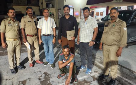 आगरा एसटीएफ की बड़ी कार्रवाई, 50 हजार का इनामी गैंगस्टर फ्रीगंज से गिरफ्तार