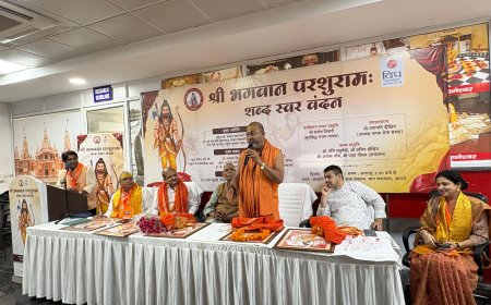 आगरा में भगवान परशुराम स्वत वंदन कार्यक्रम में धर्म और संस्कारों की गूंज, युवाओं को जड़ों से जोड़ने का संदेश