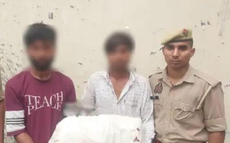 सिकंदरा पुलिस ने 11.6 किलो गांजा संग दो तस्कर किए गिरफ्तार, मथुरा सप्लाई की थी तैयारी