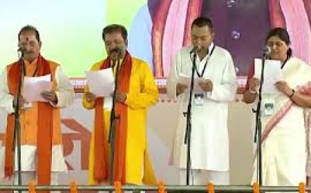 बिहार में सम्राट मंत्रिमंडल का विस्तार, भाजपा के 15 और जदयू के 13 मंत्री बने