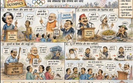 लोकतंत्र का तमाशा: वादों, यू-टर्न और चुनावी भ्रमों के बीच ‘द ग्रेट इंडियन जुमला ओलंपिक्स’ की कड़वी हकीकत
