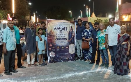 मदर्स डे पर यमुना मैया की आराधना, दुग्धाभिषेक, भव्य आरती और भजनों के बीच उठा नदी संरक्षण का संकल्प, रिवर कनेक्ट कैंपेन ने दिया सामाजिक जागरूकता का संदेश