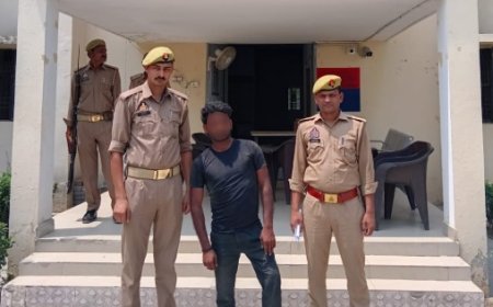 आगरा के पिढौरा क्षेत्र में रात के समय छत पर सो रही किशोरी से छेड़छाड़ करता युवक मौके से पकड़ा गया, पुलिस ने भेजा जेल