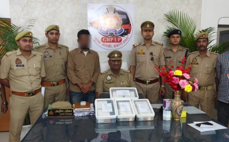 आगरा कैंट स्टेशन पर नकली नोटों का जाल बेनकाब, जीआरपी ने राजस्थान के युवक को दबोचा