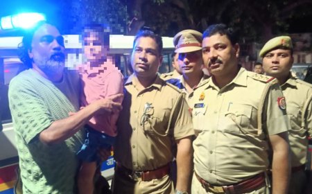 आगरा पुलिस की तत्परता रंग लाई, 40 मिनट में लापता 7 वर्षीय मासूम सकुशल बरामद किया