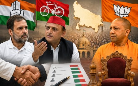 यूपी चुनाव 2027: योगी की मजबूत छवि के मुकाबले गठबंधन के सियासी गणित में सपा की कसौटी पर कांग्रेस, सीटों की सौदेबाजी बनेगी सबसे बड़ी चुनौती