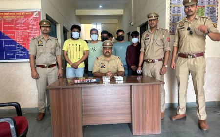 आगरा में जुए के अड्डे पर पुलिस का छापा, 5 जुआरी गिरफ्तार, ₹60 हजार बरामद