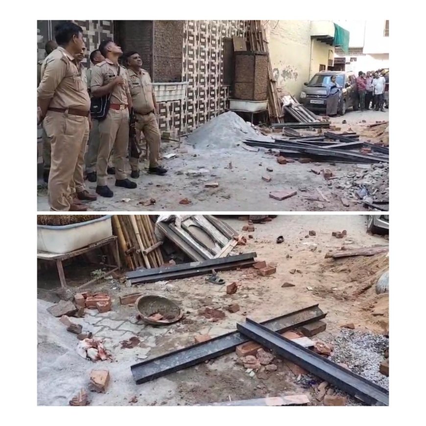 आगरा में तीसरी मंजिल से गार्डर समेत गिरे मजदूर, ट्रांस यमुना में निर्माण स्थल पर हड़कंप