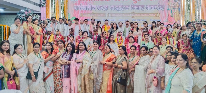 आगरा में छह निर्धन बेटियों के हाथ पीले कर भारत विकास परिषद सुरभि ने रचा मानवता का उत्सव