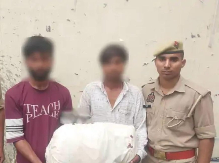 सिकंदरा पुलिस ने 11.6 किलो गांजा संग दो तस्कर किए गिरफ्तार, मथुरा सप्लाई की थी तैयारी