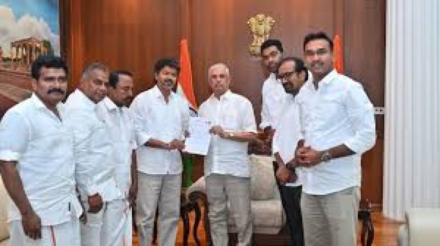 विजय ने 112 विधायकों के समर्थन का लेटर सौंपा, राज्यपाल बोले- 118 विधायकों के साथ दोबारा आएं