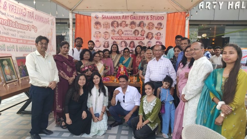 जब रंगों ने बोली भावनाओं की भाषा, बच्चों की कल्पनाओं ने कागज पर रच दिया अद्भुत संसार, सृजनिका आर्ट गैलरी की चित्रकला प्रदर्शनी में राधा-कृष्ण, सीता-राम और मां के प्रेम ने जीता दिल