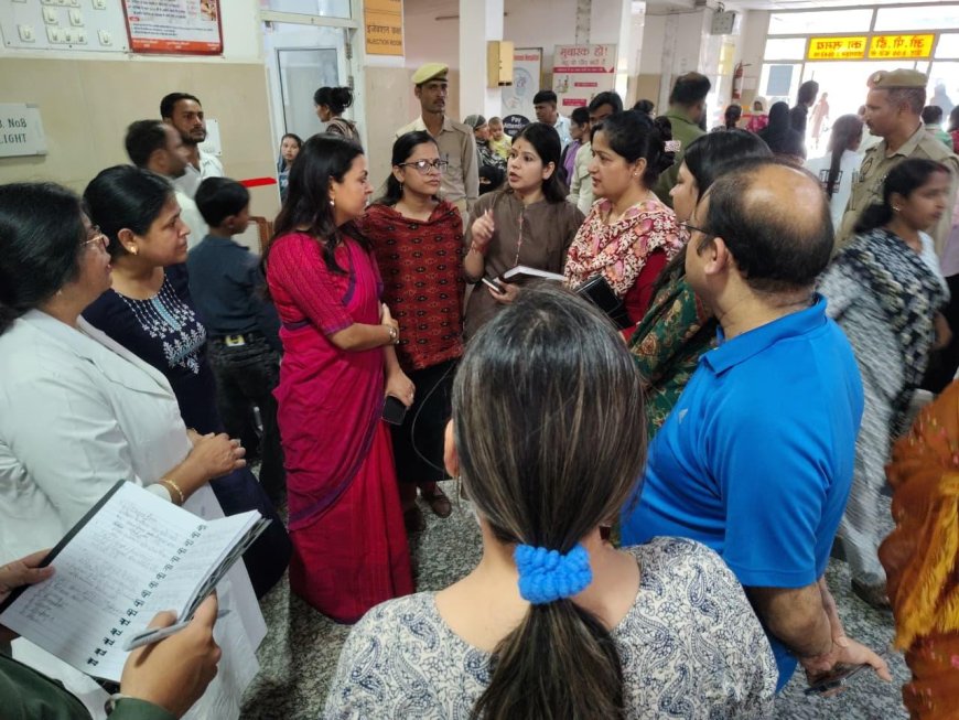 बरेली के महिला अस्पताल के औचक निरीक्षण में डॉक्टर गायब मिलीं, मरीज बेहाल, तीन महीने बाद मिल रही थी अल्ट्रासाउंड की तारीख, एडीएम बोलीं-  डीएम को भेजी जाएगी रिपोर्ट