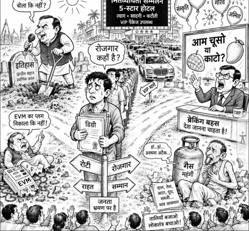मुद्दों के मेले,  हम हैं अकेले!!
