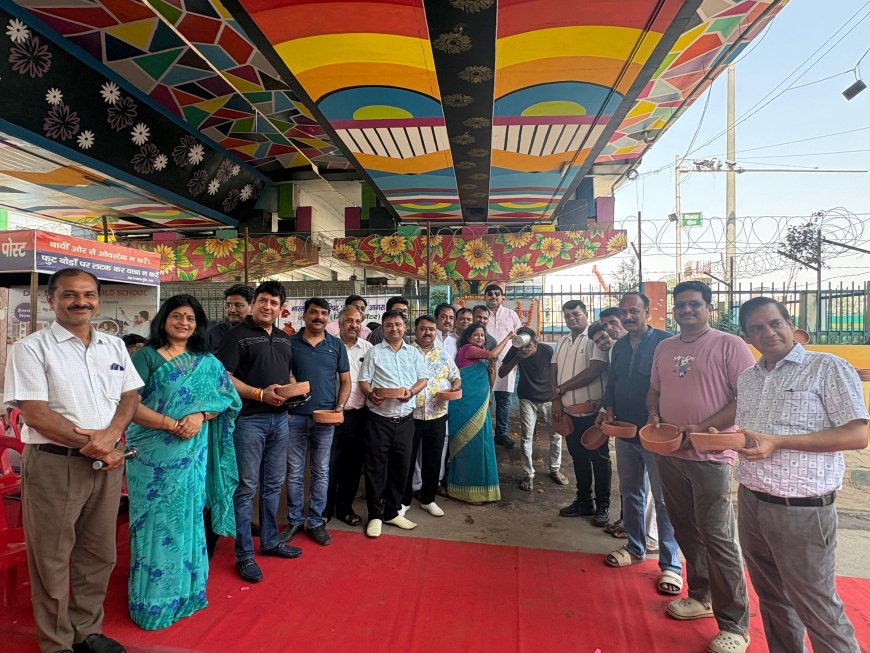 भाविप नवज्योति ने शुरू की शीतल जल सेवा, राहगीरों और पक्षियों के लिए राहत अभियान शुरू