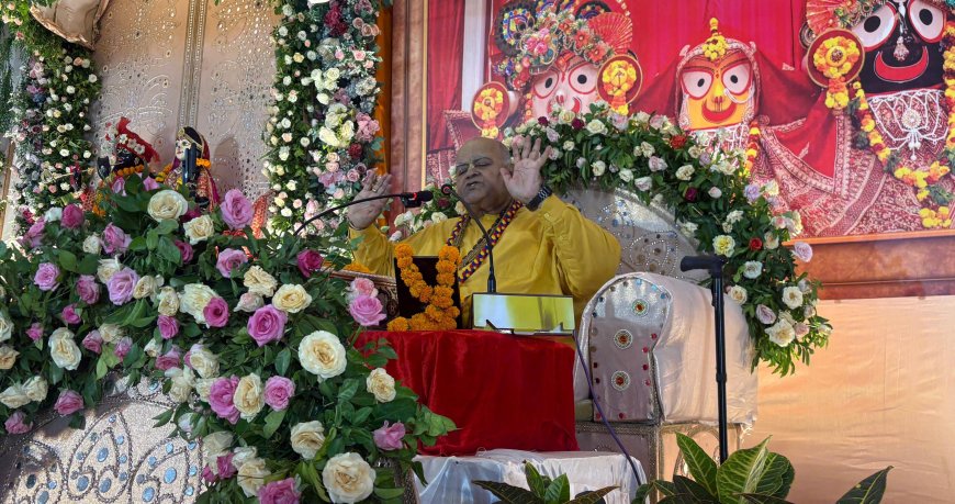इस्कॉन कथा महोत्सव में वराह अवतार प्रसंग से भावविभोर श्रद्धालु, अक्षय तृतीया मनोरथ से ठाकुरजी की शीतल सेवा में डूबा श्री मथुरेश जी और प्रेमनिधि मंदिर