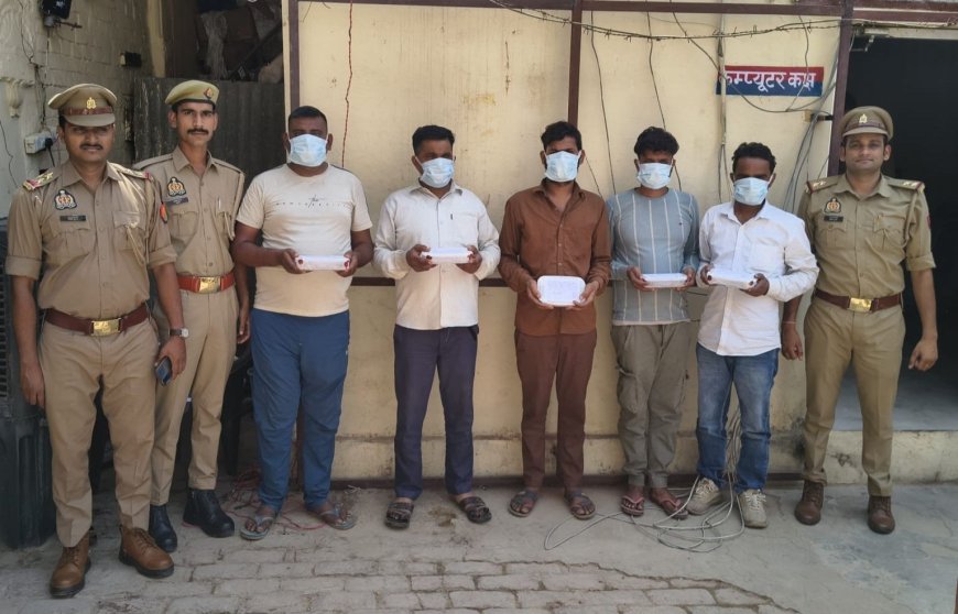 आगरा में वाहन चोर गैंग का भंडाफोड़, बाइक काटकर बेचते थे पार्ट्स, 5 गिरफ्तार