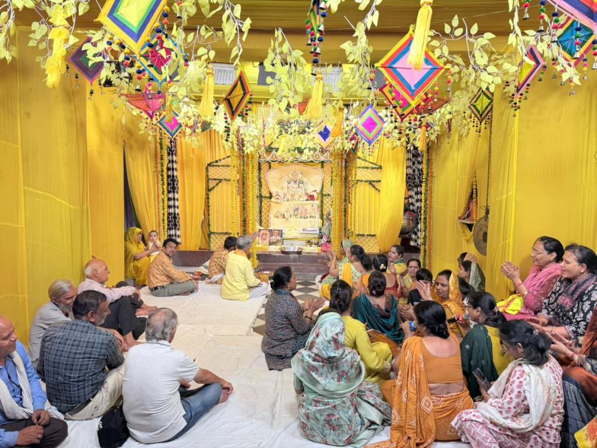 श्रीमथुराधीश मंदिर में मनाया गया बसंतोत्सव, मोगरा-बेला की महक और रंगोत्सव संग भक्तिभाव में डूबा मंदिर परिसर