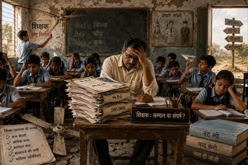 डिग्रियों का ढेर, ज्ञान का अकाल: भारत के क्लास रूम में आखिर हो क्या रहा है? जब शिक्षक ही तैयार नहीं, तो बच्चे क्या सीखेंगे?