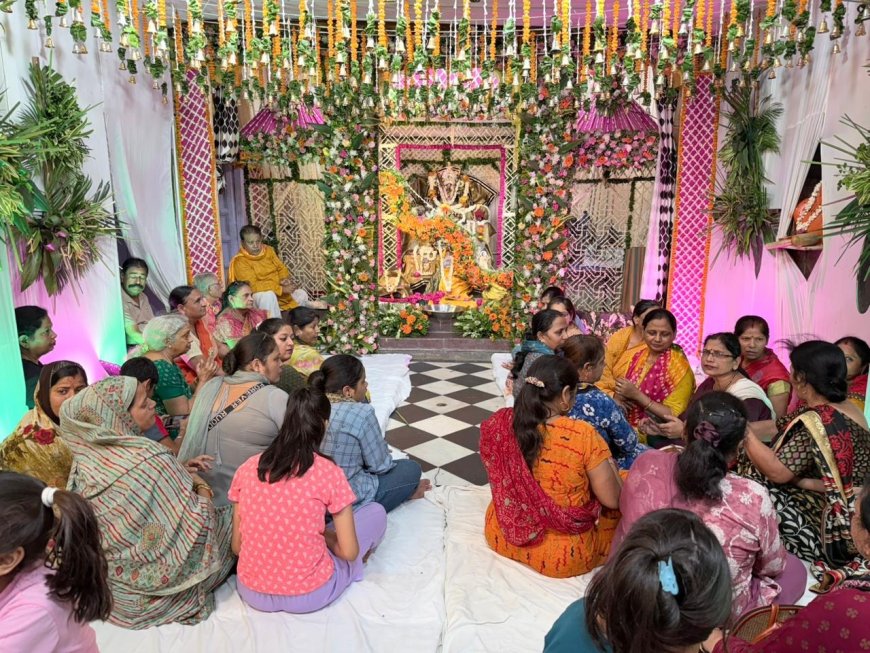 पुरुषोत्तम मास में आगरा में भक्ति का सैलाब, श्री मथुराधीश मंदिर में राम नवमी महोत्सव, मंगलम एस्टेट और जयपुर हाउस में निकलीं कलश यात्राएं
