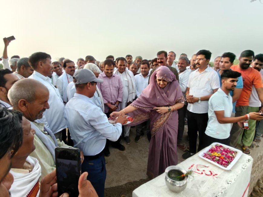 सूरौठी गांव को मिली विकास की सौगात, 25 लाख की रपट और तीन पानी टंकियों के लोकार्पण से ग्रामीणों में खुशी की लहर