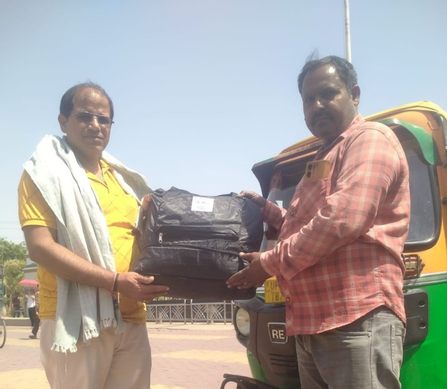 ईमानदारी की मिसाल पेश की ऑटो चालक सतीश राजपूत ने, सतना के यात्री का बैग स्टेशन पहुंचकर लौटाया
