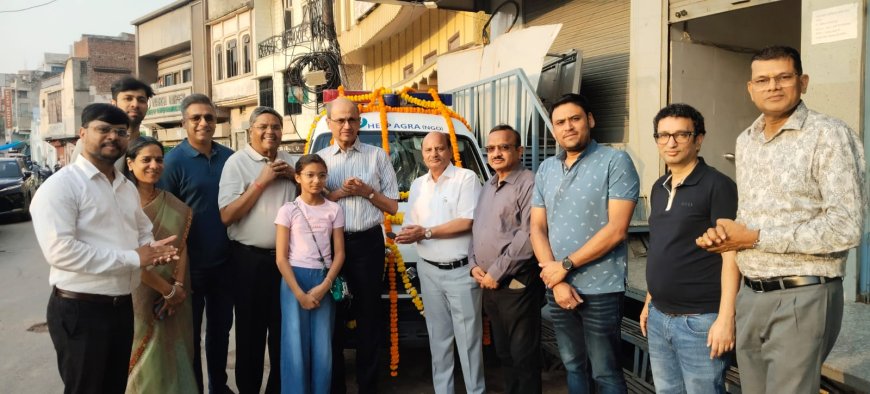 सेवा, संवेदना और जनकल्याण का संगम: क्षेत्र बजाजा को एसी ताबूत, हेल्प आगरा को मिली नई एम्बुलेंस और बल्केश्वर पार्क में लगा वाटर कूलर