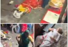 वृंदावन में बिहारी जी मंदिर के पास बड़ा हादसा: तेज आंधी के दौरान बंदरों की उछल-कूद से गिरा जर्जर छज्जा, छह श्रद्धालु घायल, मंदिर क्षेत्र में मची अफरा-तफरी